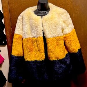 Faux fur jacket